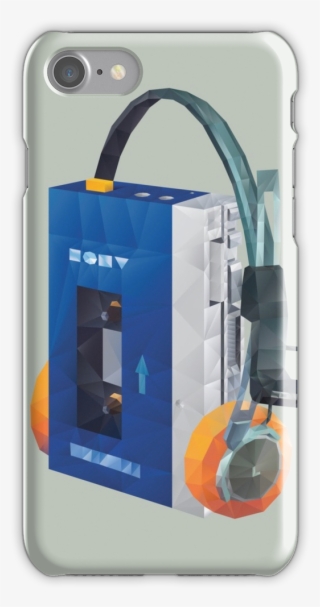 Sony Walkman Tps L2 With Mdr 5a Headphone Polygon Art - Billie Eilish Phone Cases For Iphone 6