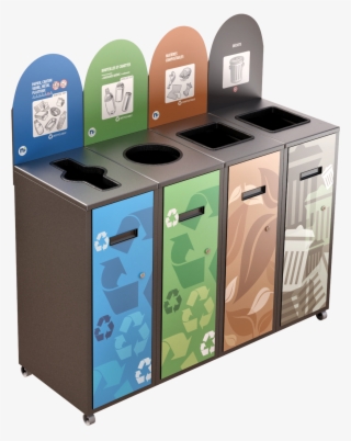 Recycling Station Multiplus 4 X 58 Liters - Recycling