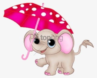 Free Png Cute Baby Elephant Cartoon Png Image With - Baby Shower Cute Baby Elephant Cartoon