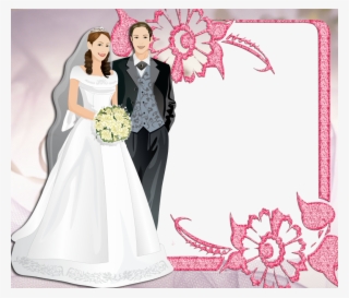 Moldura Para Fotos De Casamento - Quiero Dibujar Unos Novios Con Su Traje De Matrimonio