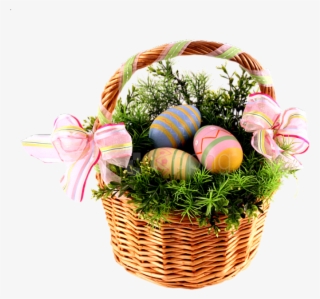 Free Png Download Easter Basket With Eggs Png Images - Easter Basket Transparent Background