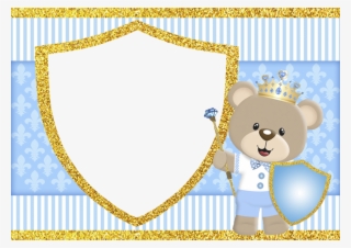 Moldura Convite Minnie Vermelha - Moldura Urso Principe Png