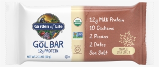 Garden Of Life Gol Bar, Maple Sea Salt Flavor, 12 Count - Garden Of Life