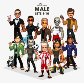Male Avatar Creator 1-10 - Crew