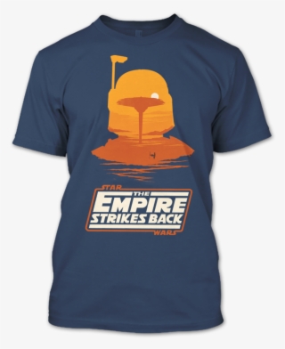 A Black T-shirt With The Shopify Logo - Star Wars Cloud City Sunset Shirt