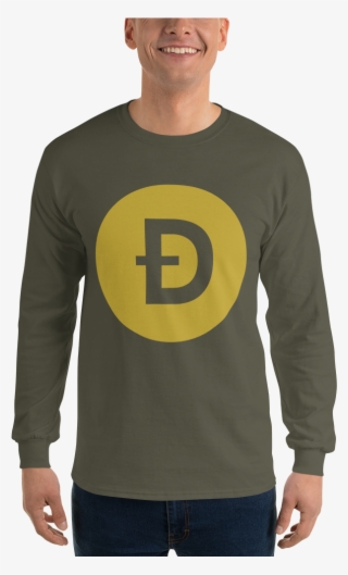 Dogecoin Long Sleeve T-shirt - Long-sleeved T-shirt
