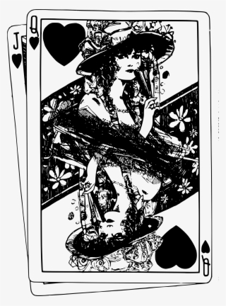 Big Image - Black And White Queen Card