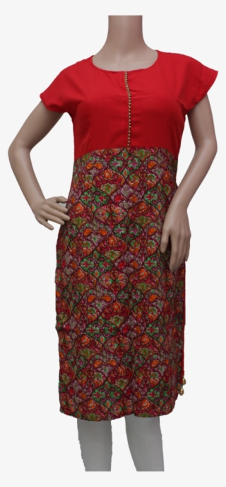 Thams Kurtis Shoe Lace Styled Slit With Golden Tussles - Day Dress