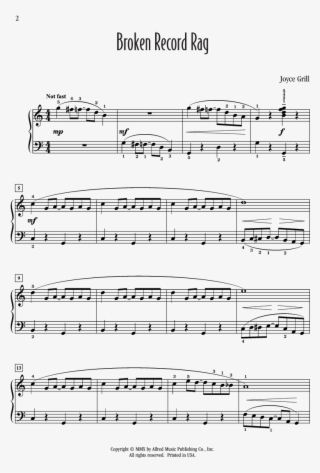 Broken Record Rag Thumbnail - Haunted Past Philip Wesley