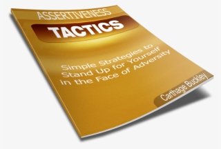 Assertiveness Tactics 3d Transparent Background - Brochure