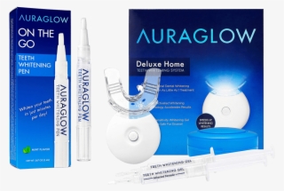 Auraglow Deluxe Home Teeth Whitening Kit With Bonus - Auraglow Teeth Whitening