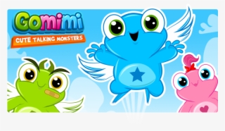 Gomimi Cute Talking Monsters - Cartoon