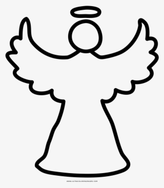 Christmas Angel Coloring Page - Angel Christmas Drawing