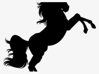 Horse Jumping Silhouette - Silhouette Unicorn Clipart Free