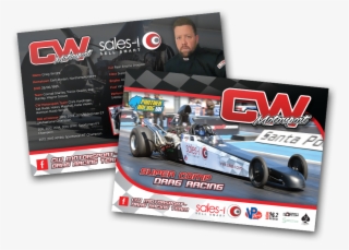 Craig Wright Drag Racing Hero Card Handout