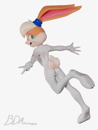 Lola White Catsuit - Cartoon