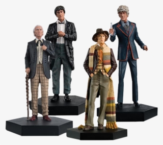 1st, 2nd 3rd & 4th Doctors Regeneration 1/21st Scale - Eaglemoss First Doctor