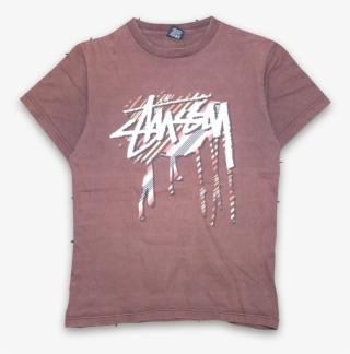 Vintage Stussy Logo T-shirt - Active Shirt