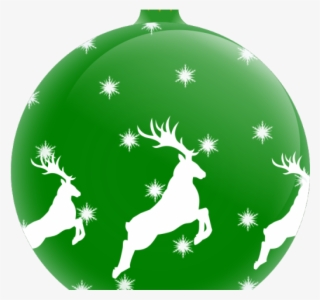 Christmas Ball Clipart Corner - Christmas Ornament Vector Png