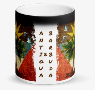 Grunge Flag Matte Black Magic Mug - Coffee Cup