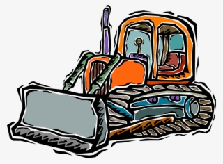 Vector Illustration Of Construction Site With Earth