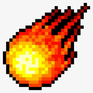 #pixel #fireball - Fireball Pixel Art
