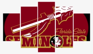 Hd Printed Florida State Seminoles Football Logo 5 - Florida State University