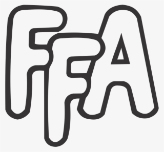 Ffa Crazy Usa Custom Jackets Com Emblem Ffa Logo Clip - Ffa Black And White Logo