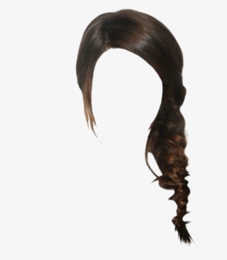 Shailene Woodley Casual Long Curly Braided Updo Hairstyle - Black Hair Transparent Background