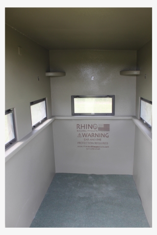 Major 4 Man Gun Blind - Gun Blind Interior