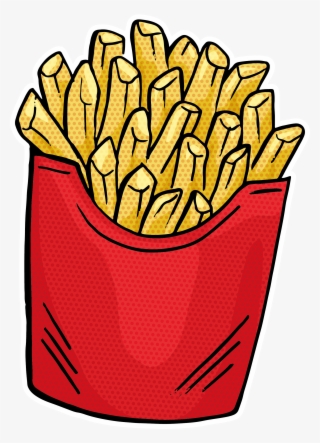 French Fries Fast Food Hamburger Junk Food - Pop Art Burger And Chips