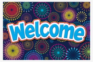 Tcr5460 Fireworks Welcome Postcards Image - Welcome Fireworks
