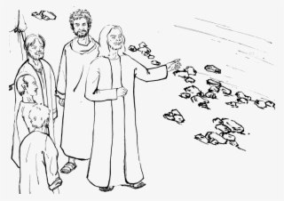 Jesus Bible Disciples - Иисус И Ученики Раскраска