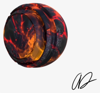 Styalized Lava Texture 03 - Circle