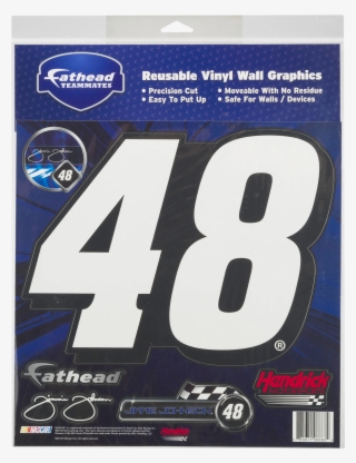 Fathead Reusable Vinyl Wall Graphics 48 Jimmie Johnson, - Jimmie Johnson 48