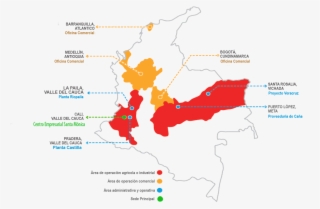 Riopaila - Puerto Lopez Colombia Mapa