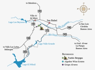 Road Map Google Maps - Circuito Cañon Del Atuel