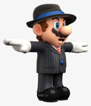 Download Zip Archive - T Posing Mario Png