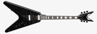 V Select Quilt Top Trans Black - Dean Electric Guitar