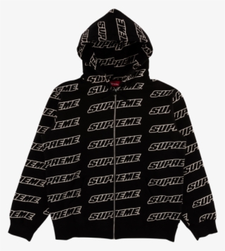 Supreme Repeat Zip Up Hooded Sweatshirt