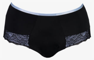 Lace Black & Serenity Blue Briefd27 2064black/serenityblue - Underpants