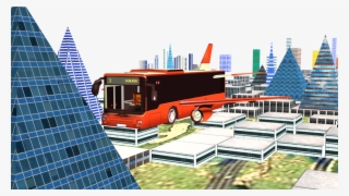 Flying Car Bus And Cycle - Airport Bus
