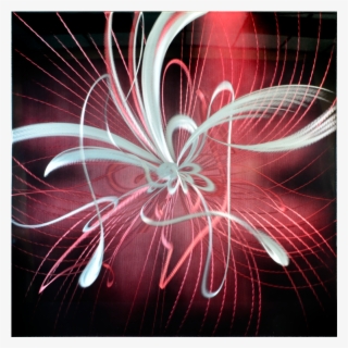 'starburst' Square Metal Wall Art - Fractal Art