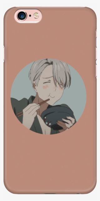Victor Eating Katsudon Iphone Cases Order Here - Mobile Phone Case
