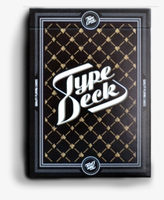 The Type Deck Tuck Cases Single Typography - Type Deck