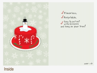 722 Christmas Cake - Illustration