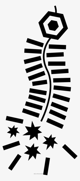 Firecracker Coloring Page