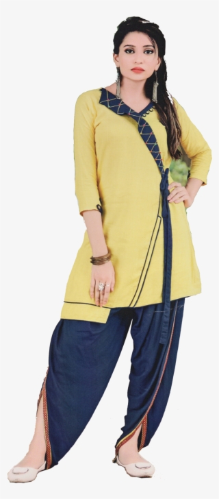 Yellow Patiyala Salwar Suit - Photo Shoot