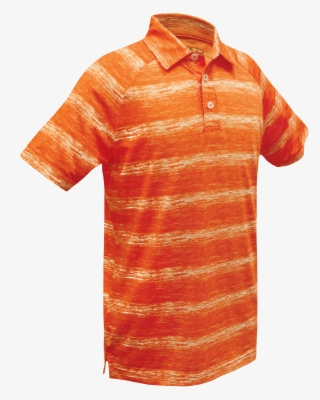 Kid's Performance Polo Yarn Dyed W/ Space Dyed Stripe - Polo Shirt