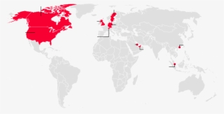 The Best Places For A Career As An Expat - World Map